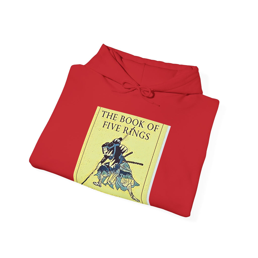 The Book Of Five Rings Graphic Print LS Unisex Heavy Blend™ Hooded Sweatshirt