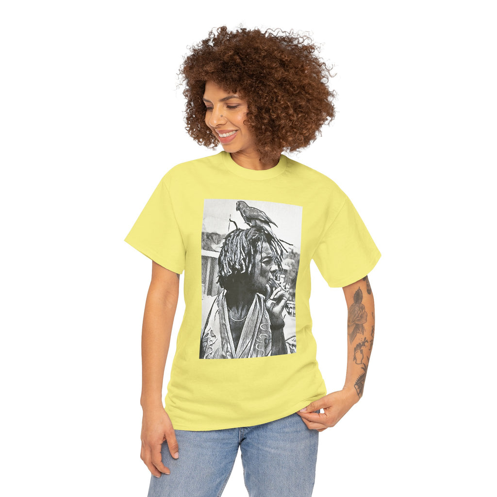 Peter Tosh Graphic Print Short Sleeve Crew Unisex Heavy Cotton Reggae Tee Shirt