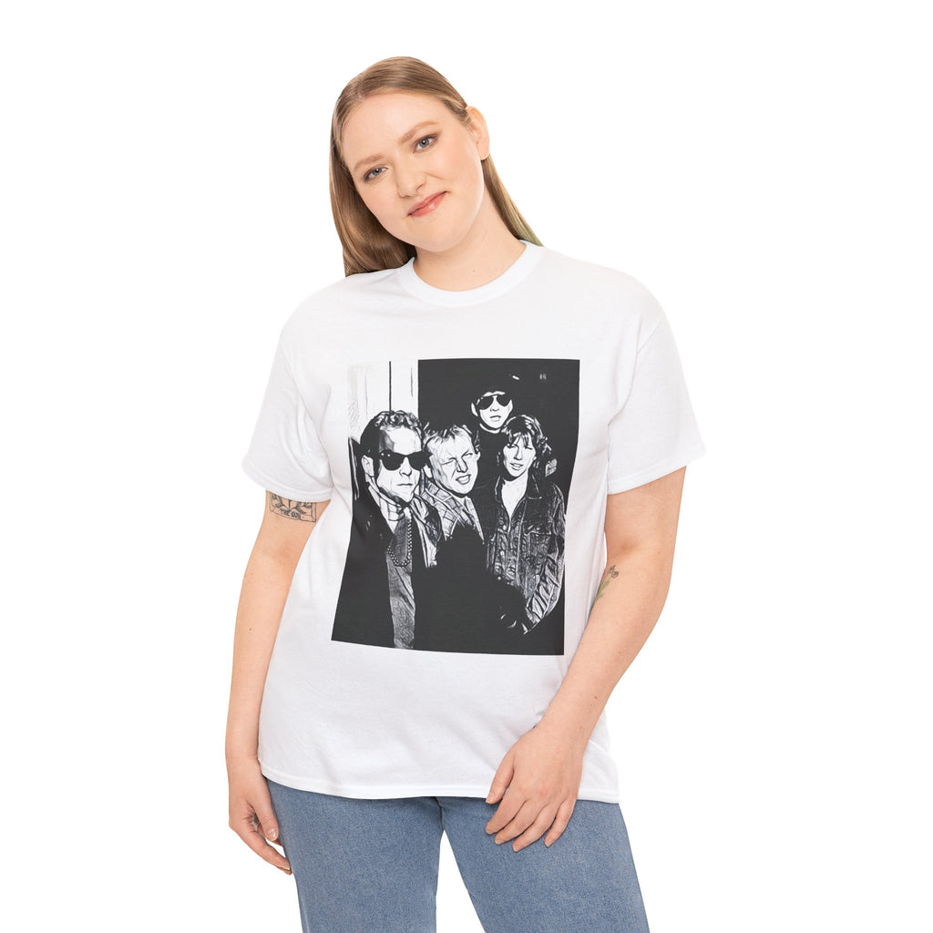 The Pixies Graphic Print Short Sleeve Crew Neck Unisex Heavy Cotton Tee Shirt