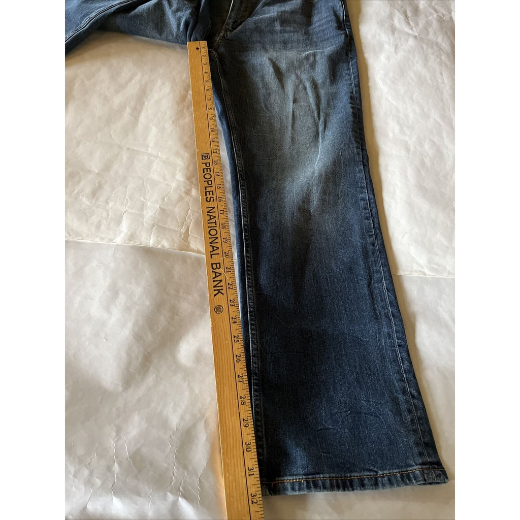 Levi's 514 Jeans Men's 38x32 Blue Denim Y2K Western Outdoor Cotton Travel EUC
