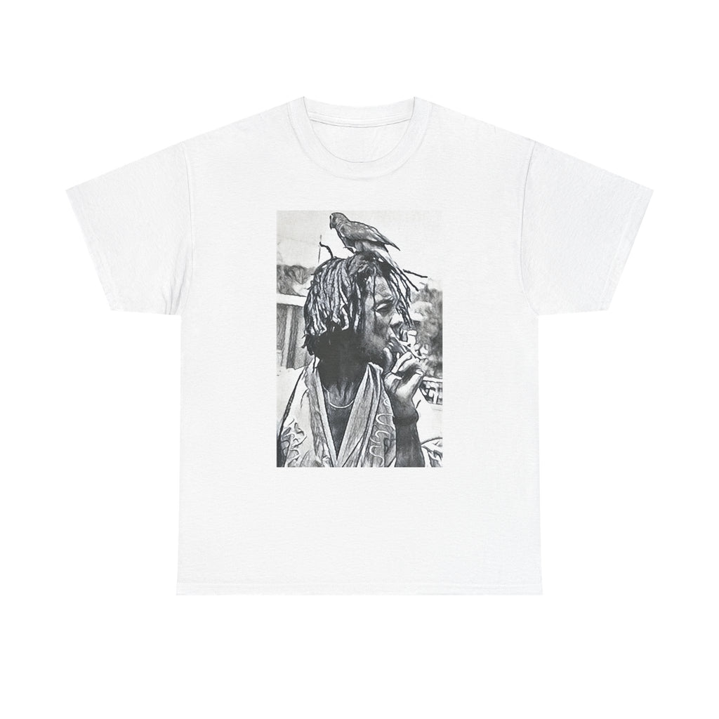 Peter Tosh Graphic Print Short Sleeve Crew Unisex Heavy Cotton Reggae Tee Shirt