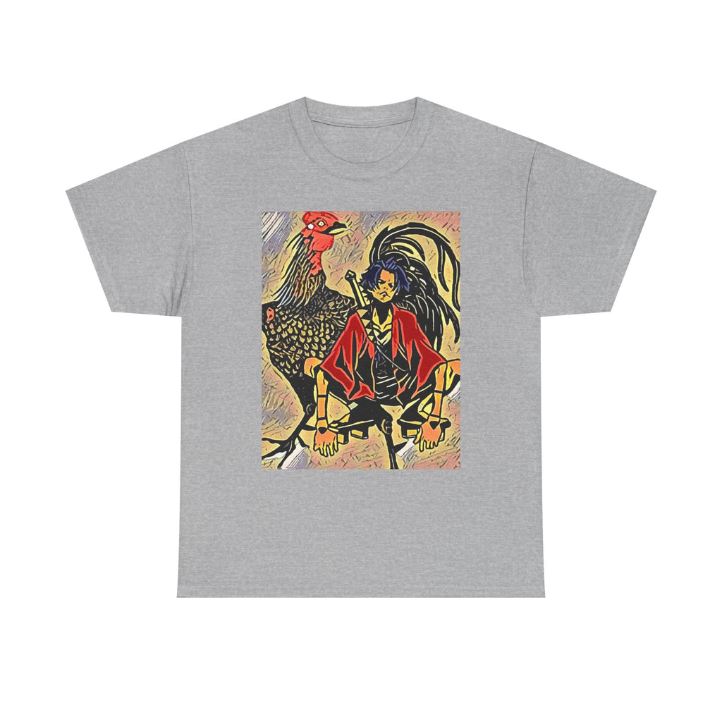 Samurai Champloo Graphic Print Short Sleeve Unisex Heavy Cotton Anime Tee Shirt