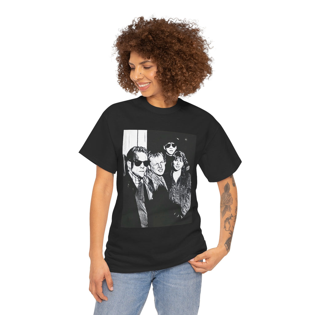 The Pixies Graphic Print Short Sleeve Crew Neck Unisex Heavy Cotton Tee Shirt