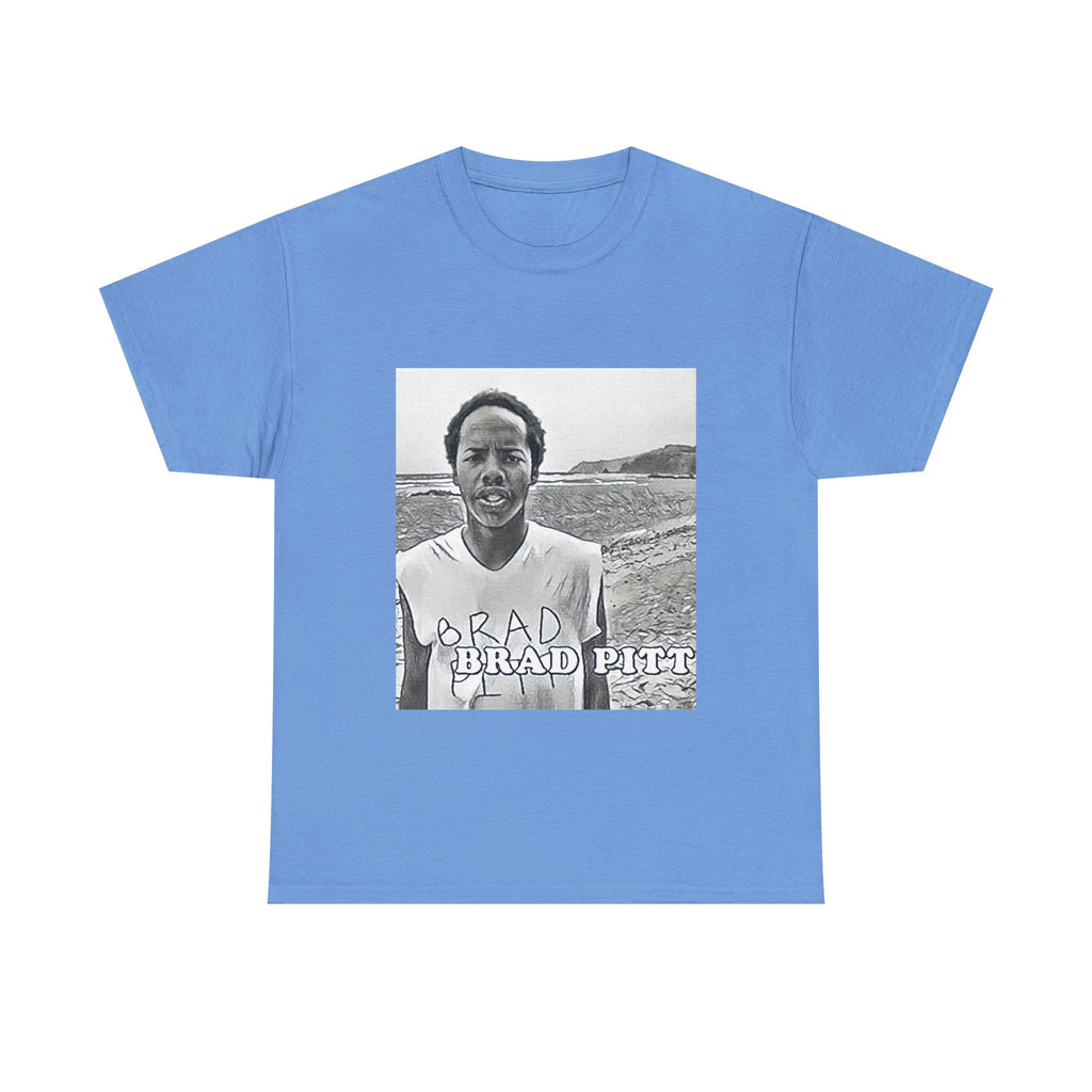 Earl Sweatshirt Brad Pitt Graphic Print Short Sleeve Unisex Heavy Cotton T-Shirt
