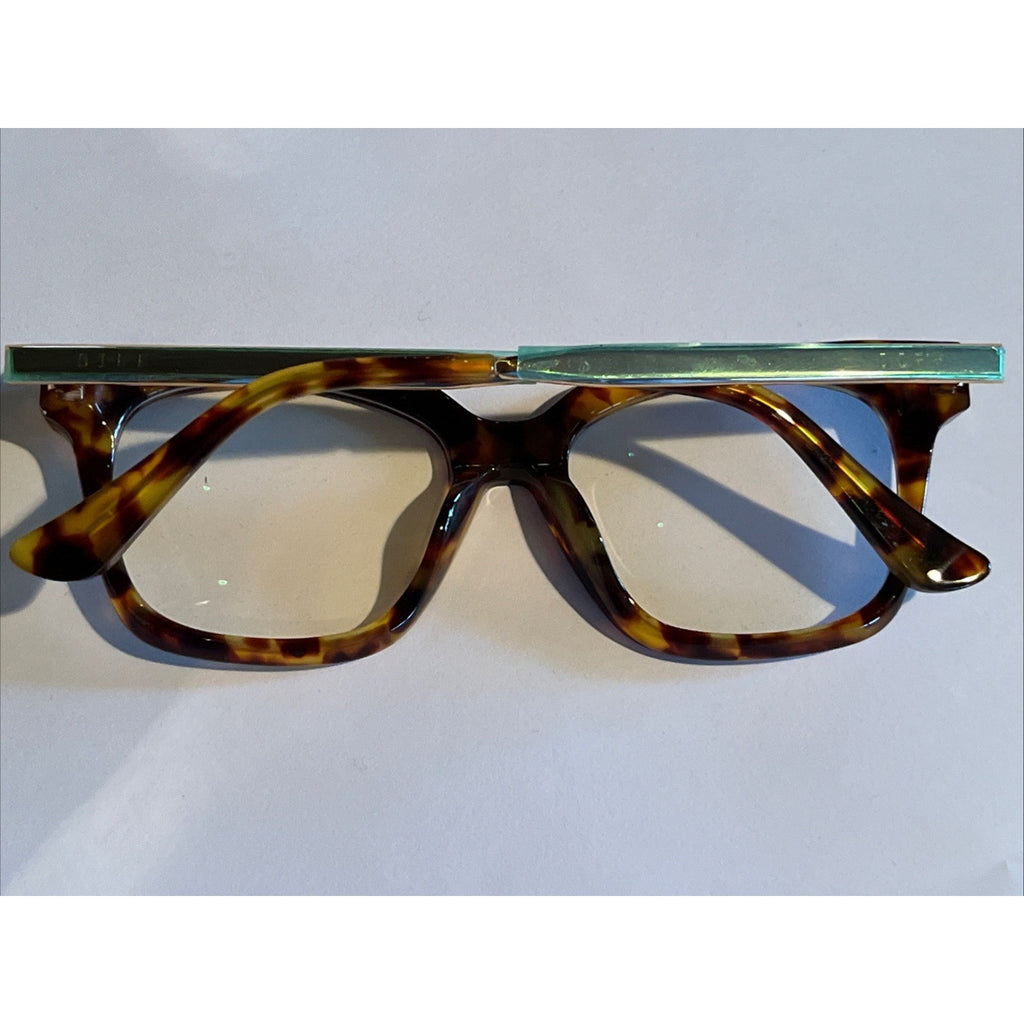 DIFF EYEWEAR BELLA XS AB-CL163 Eyeglass Frames 50-17-142 Brown Tortoise Glasses