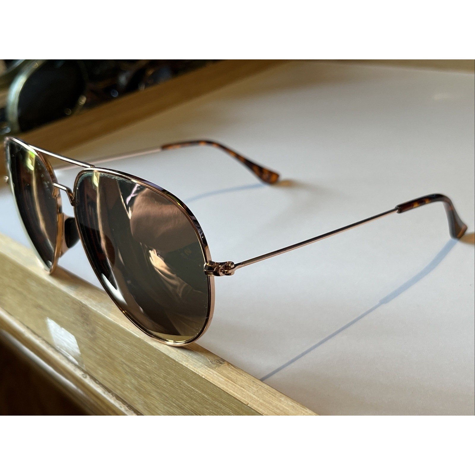 Shadyrays Sunglasses Aviator AV-22N Polarized Lenses Unisex Gold Metal Frames