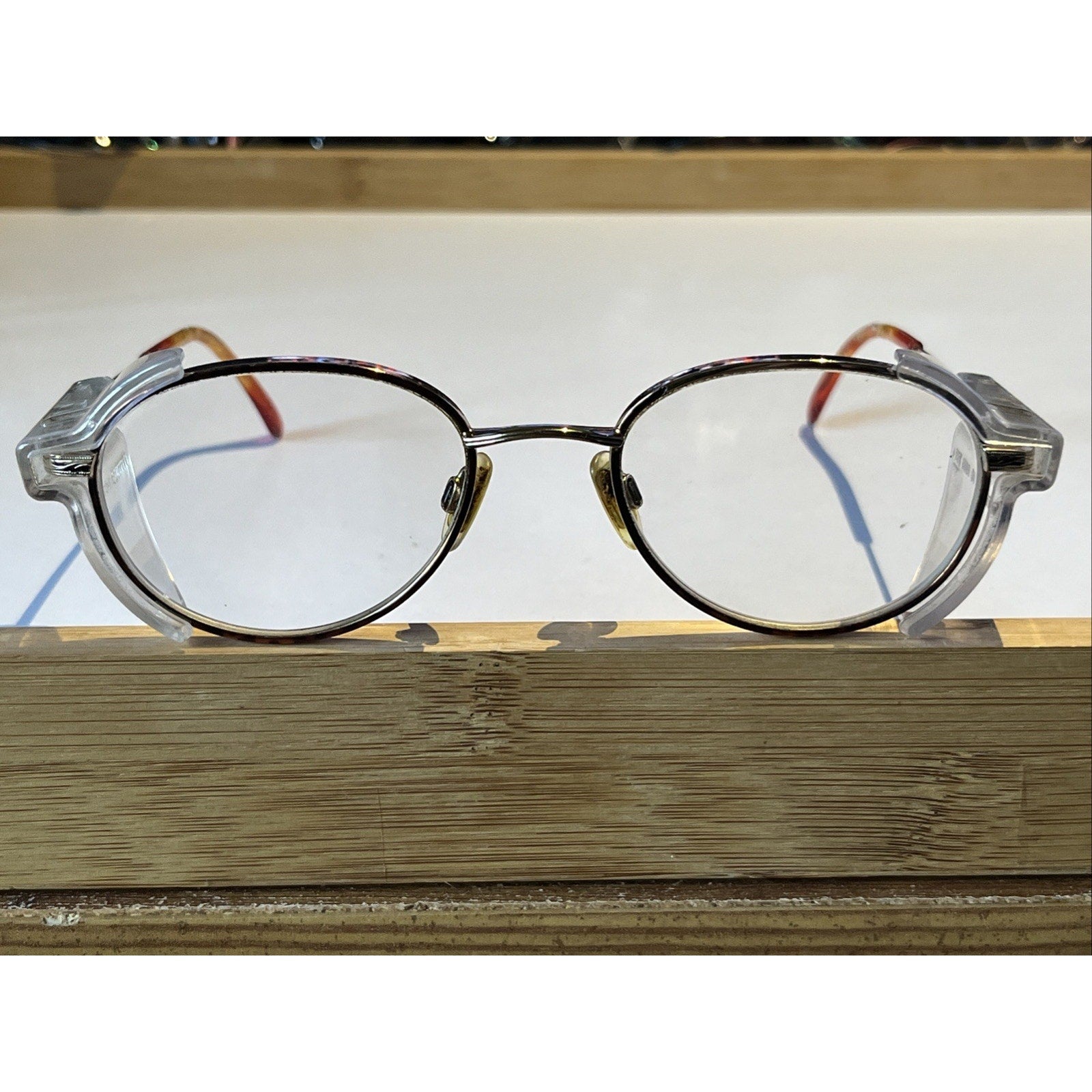 titmus Vintage Eyewear z87 tor cs96 Safety Eyeglasses 52-20 Metal Frames Only