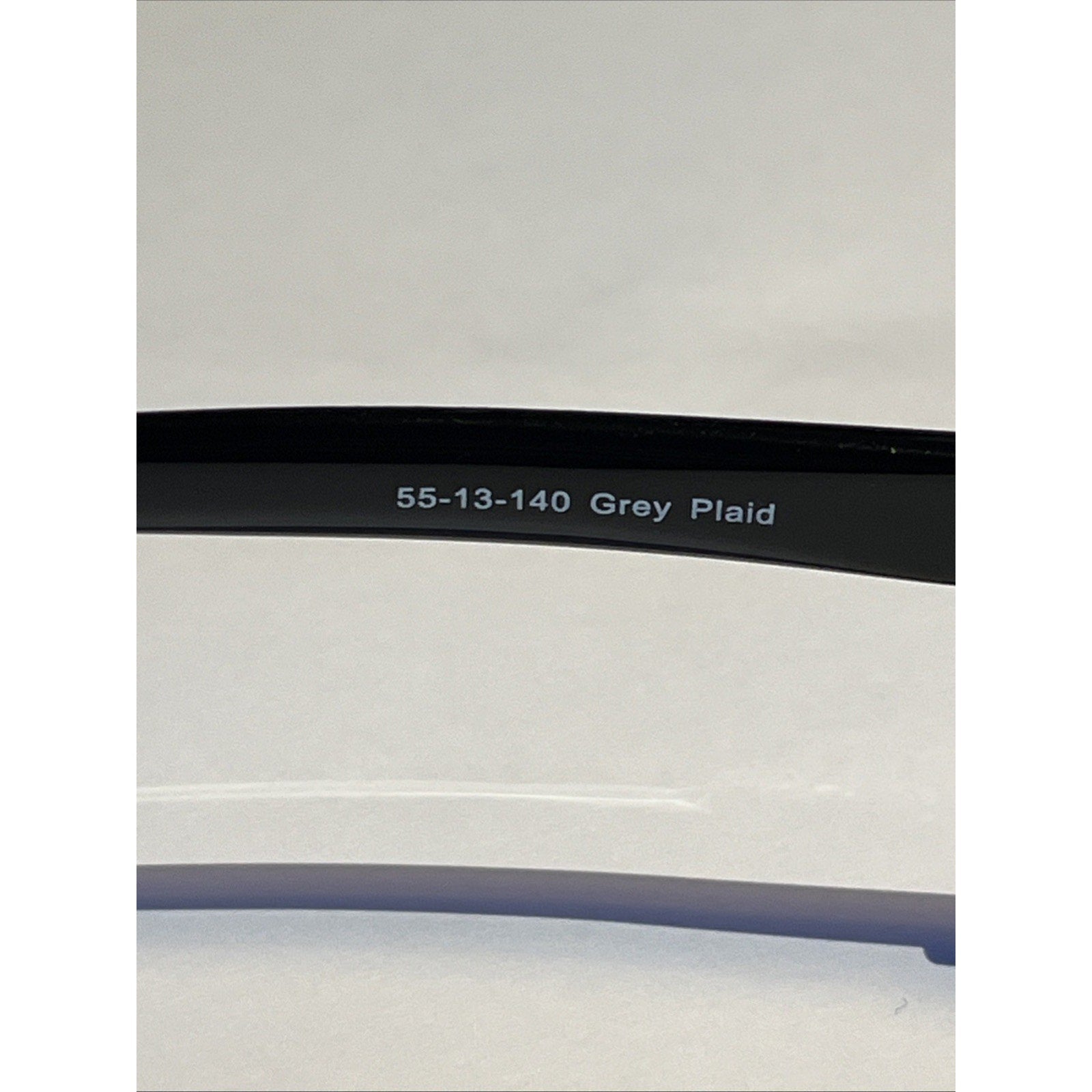 London Fog Eyewear 1123 Image Wear 55-13-140 Grey Plaid eyeglass frames Only