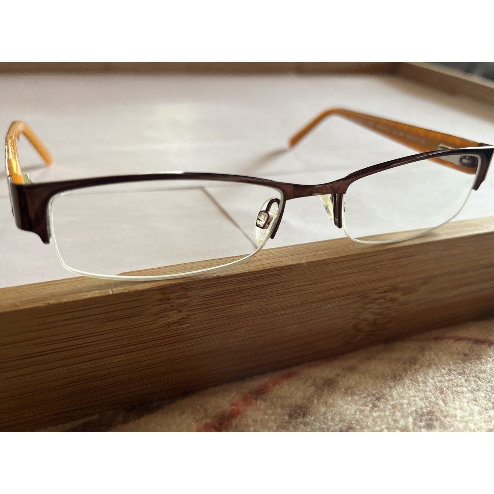 Kenneth Cole Eyeglasses Frames REACTION KC0739-2 Col.048 53-17-135 Orange Unisex