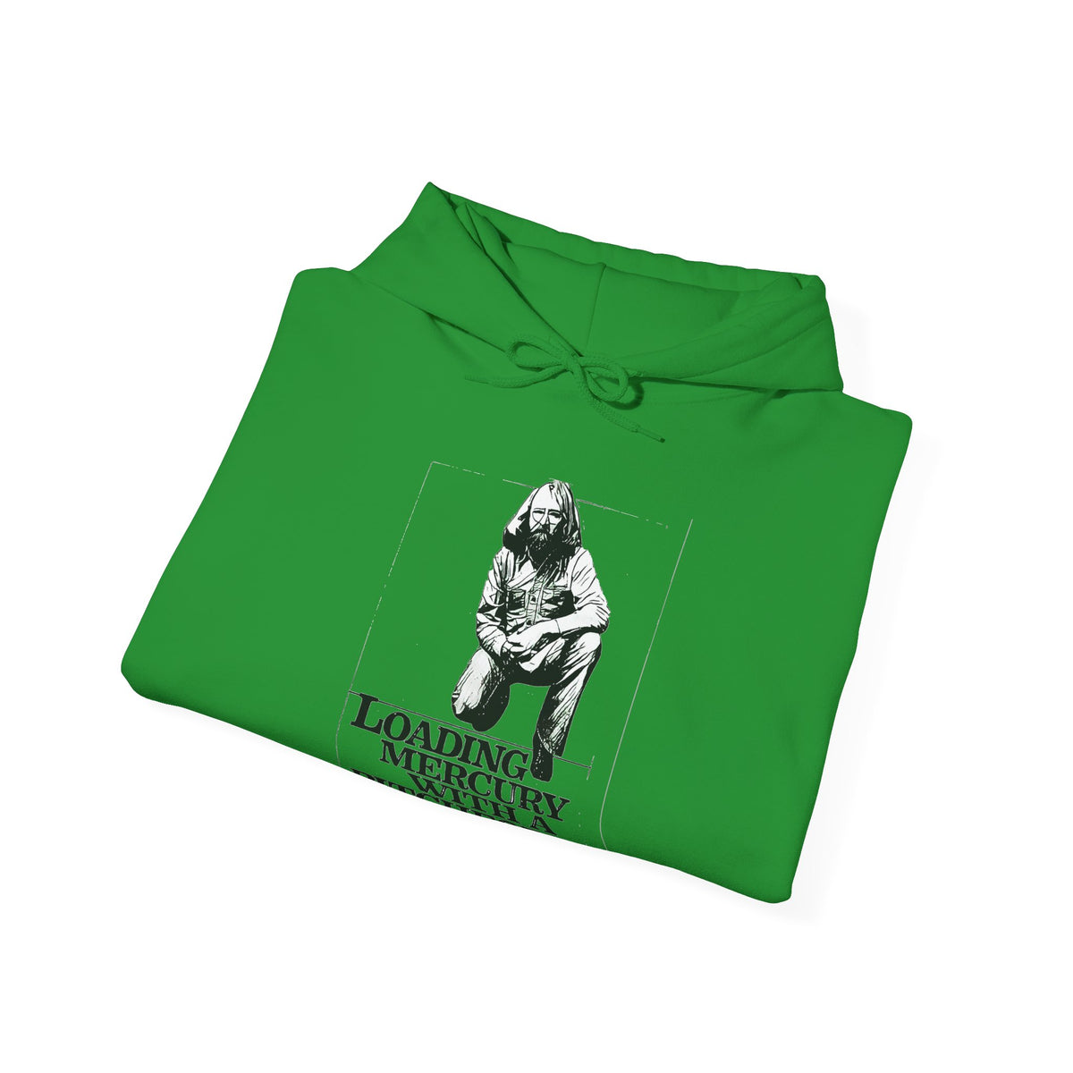Loading Mercury With A Pitchfork Graphic LS Unisex Heavy Blend Hooded Sweatshirt