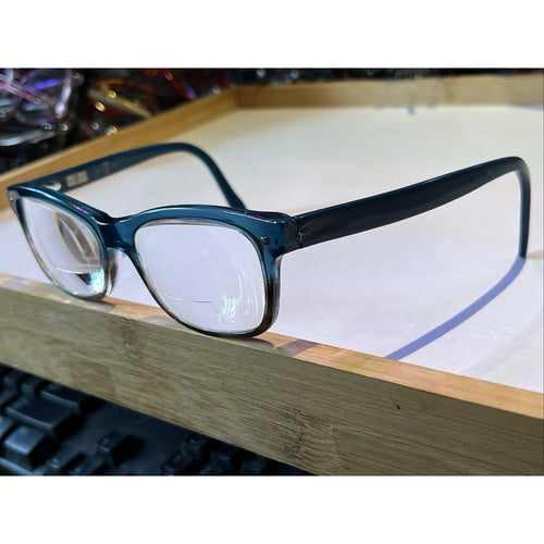 7 For All Mankind 783 Blue Tortoise Eyeglasses Flex Hinge 50-17-140 Frames Only