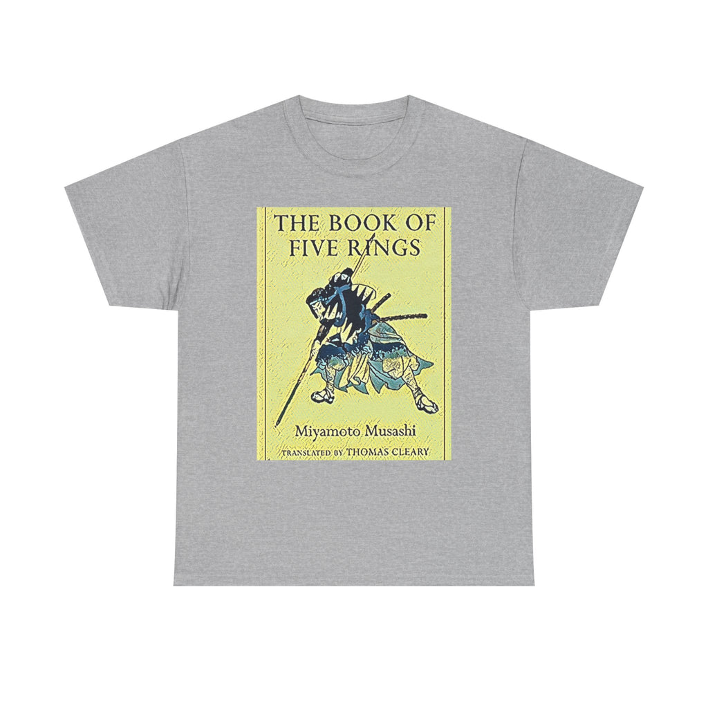 The Book Of Five Rings Graphic Print Short Sleeve Unisex Heavy Cotton Tee Shirt