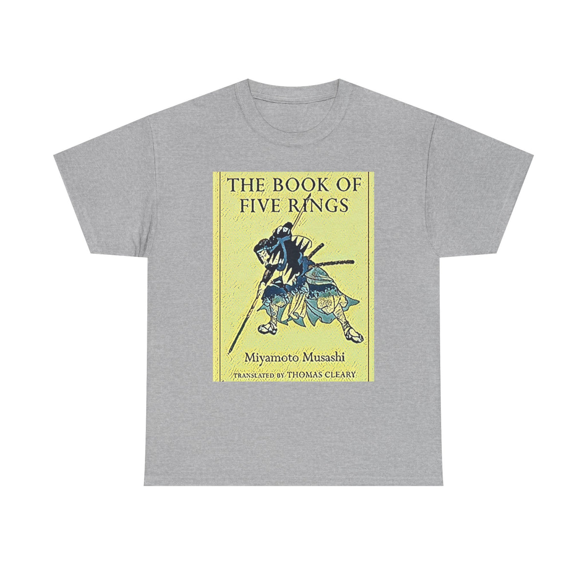 The Book Of Five Rings Graphic Print Short Sleeve Unisex Heavy Cotton Tee Shirt