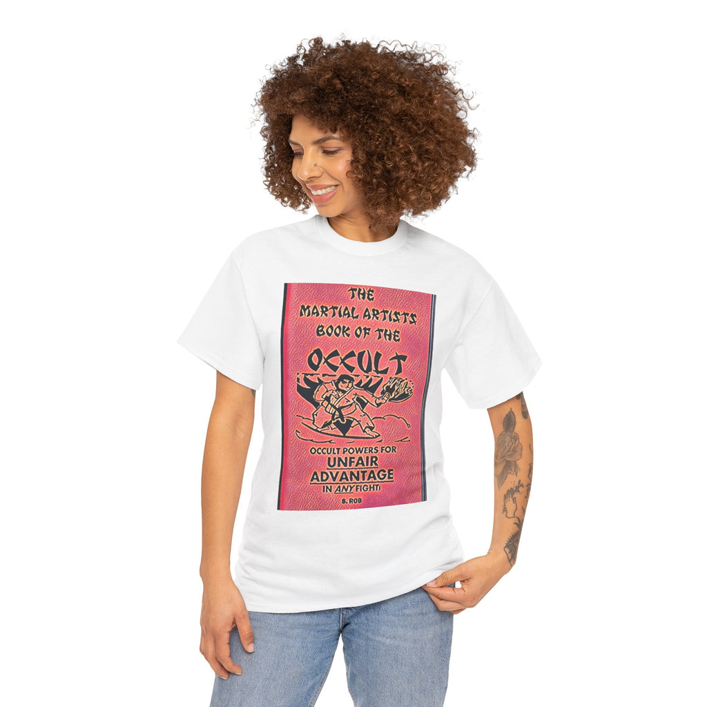 The Martial Artists Book Of The Occult Graphic Print SS Unisex Heavy Cotton Tee