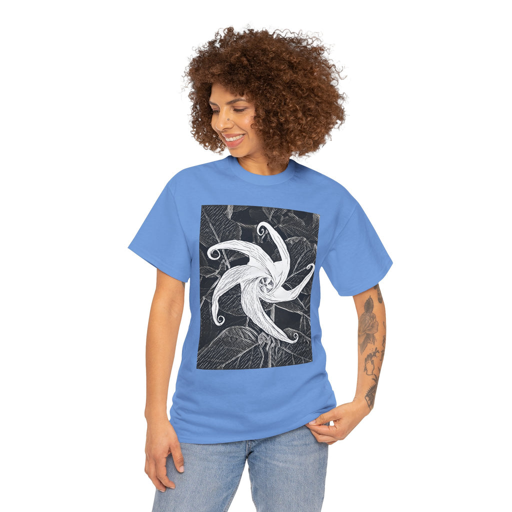 Jimsonweed Datura Stramonium Graphic Print Botany Unisex Heavy Cotton Tee Shirt