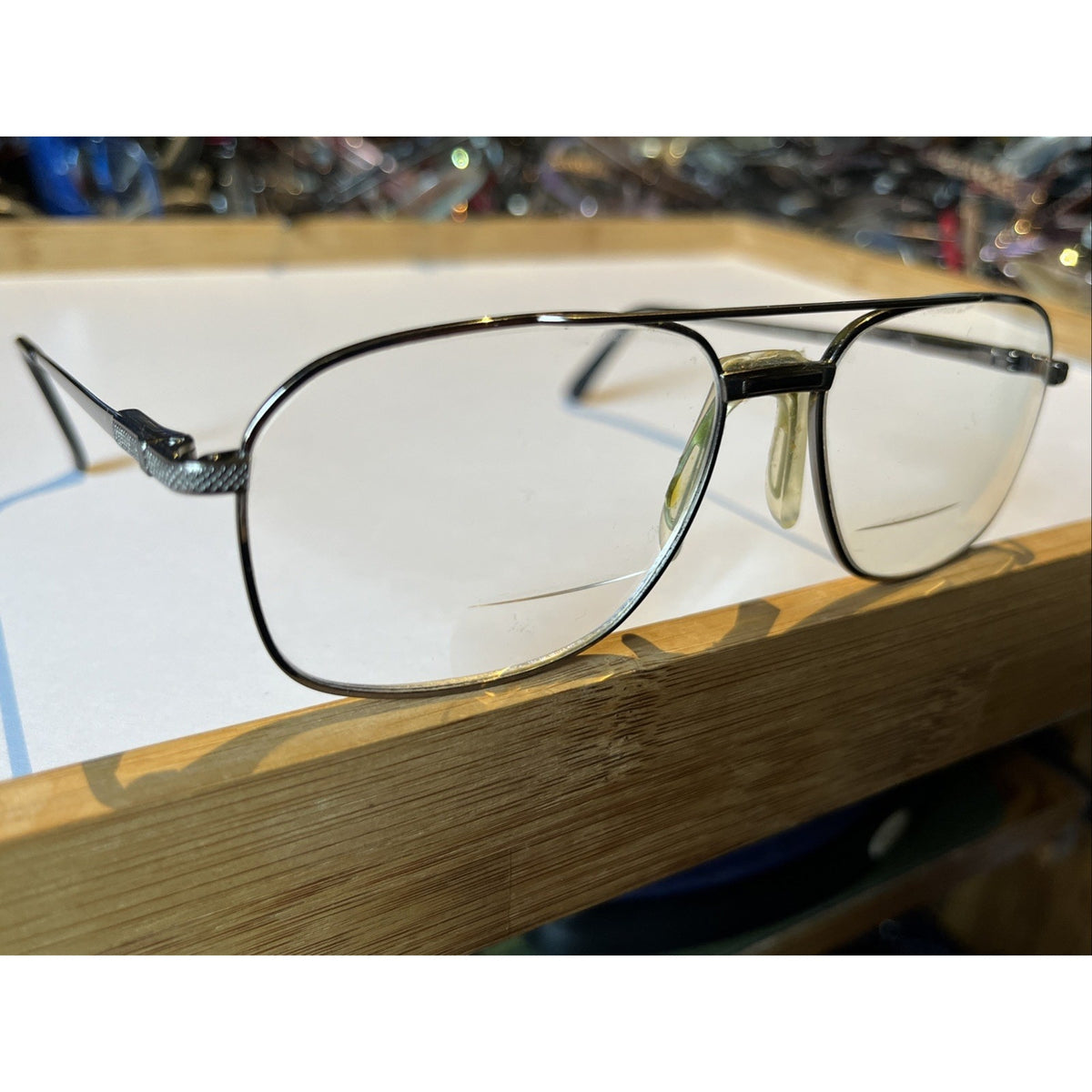 Stetson Eyewear 178 Zyloware 057 Silver Metal Eyeglasses FRAMES ONLY 57-16-140