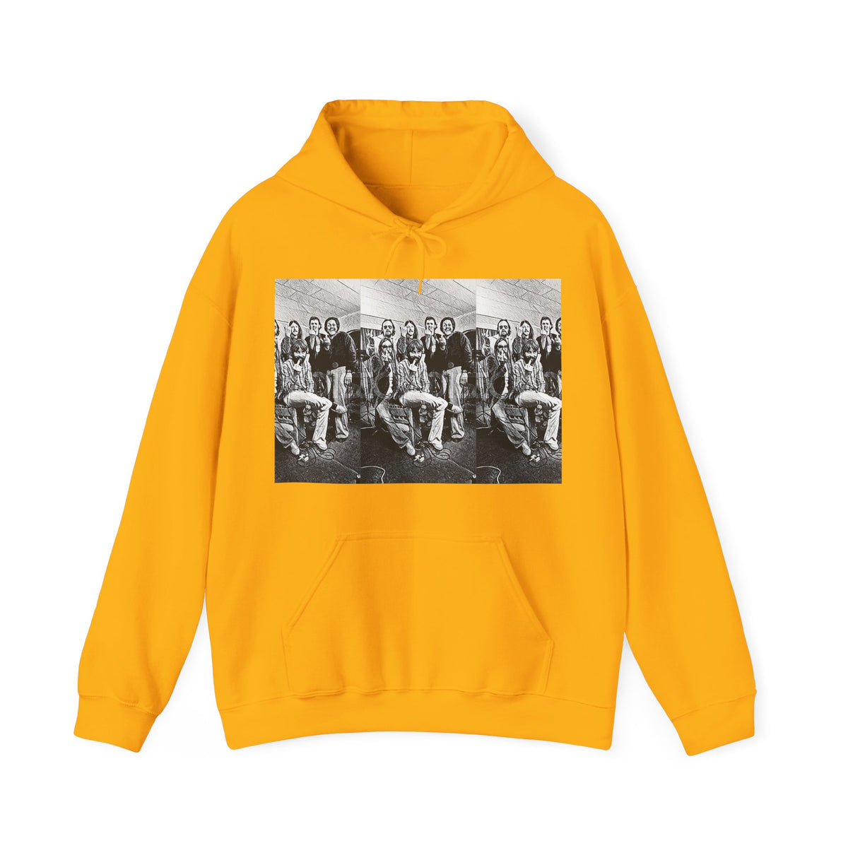 Doobie Brothers Graphic Print Long Sleeve Unisex Heavy Blend™ Hooded Sweatshirt