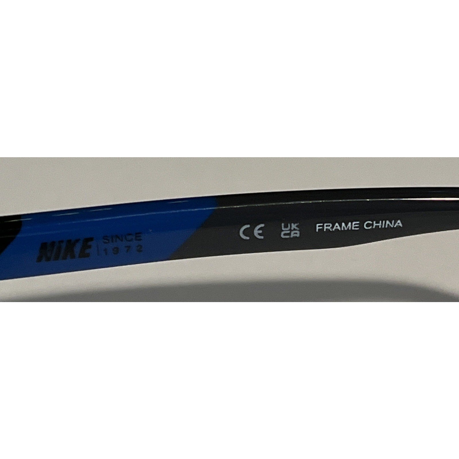 Nike 5538 403 Eyeglasses Frames Blue Black Rectangular 49-17-135 Optical
