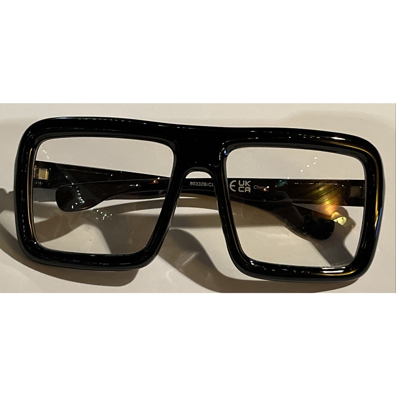 Oakley Grinder Punch Oversized Square Fashion Glasses Black Frame Model 80332B