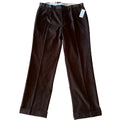 NEW MENS RALPH LAUREN DARK BROWN CORDUROY FLAT FRONT PANTS SIZE 38X32