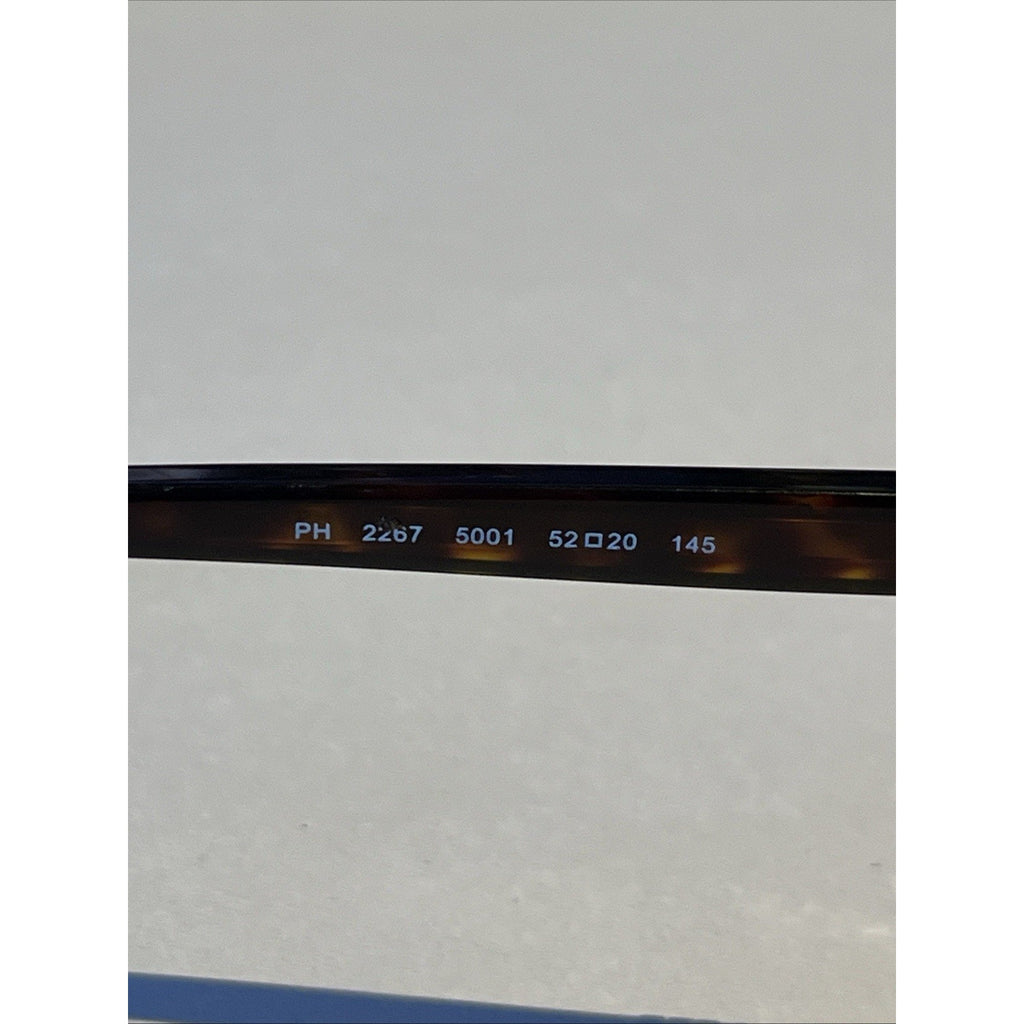POLO RALPH LAUREN 2267 5001 BLACK Brown Tortoise EYEGLASSES 52-20-145 Frame Only
