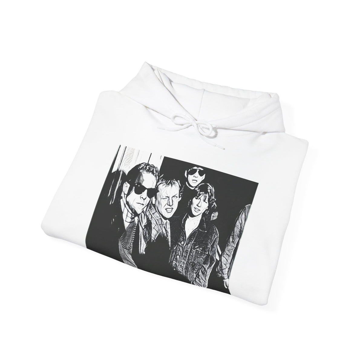 The Pixies Graphic Print Long Sleeve Unisex Heavy Blend™ Hooded Art Sweatshirt