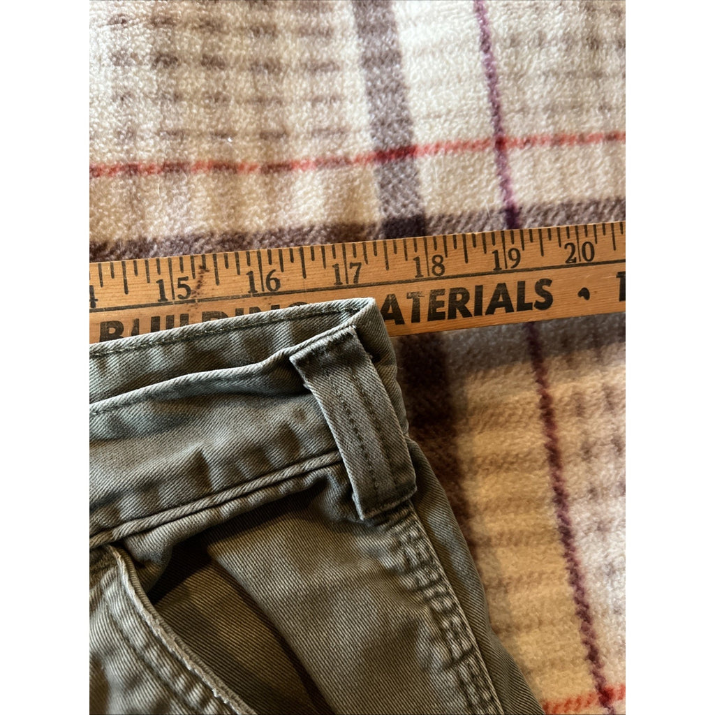 Carhartt Pants Mens 35x32 Fit Gray Canvas Carpenter Relaxed Fit Workwear Travel