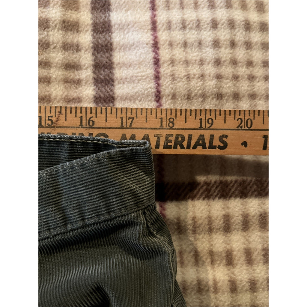VTG Levi's 559 Relaxed Straight Corduroy Pants Mens 35x35 Olive Green 5 Pocket