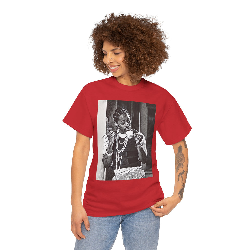 Andre 3000 Graphic Print Short Sleeve Crew Neck Unisex Heavy Cotton Tee Shirt