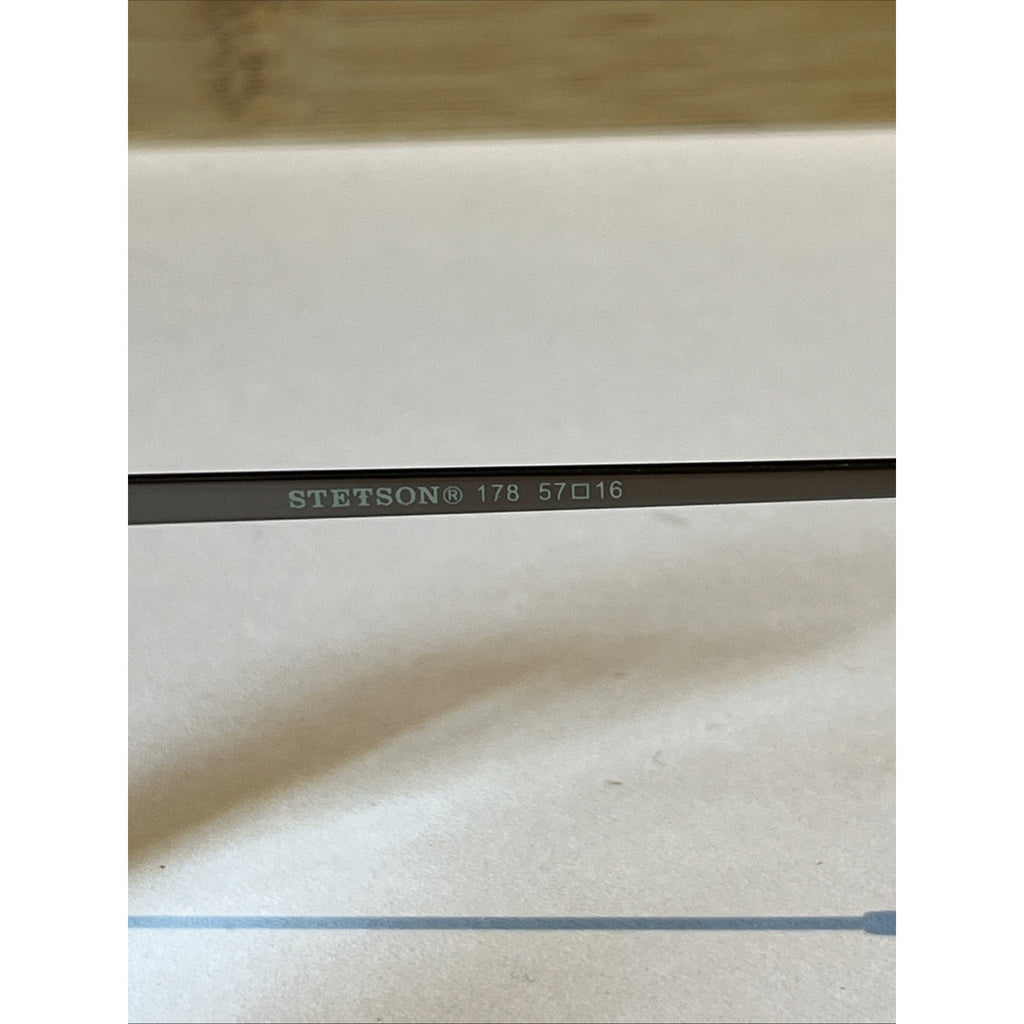 Stetson Eyewear 178 Zyloware 057 Silver Metal Eyeglasses FRAMES ONLY 57-16-140