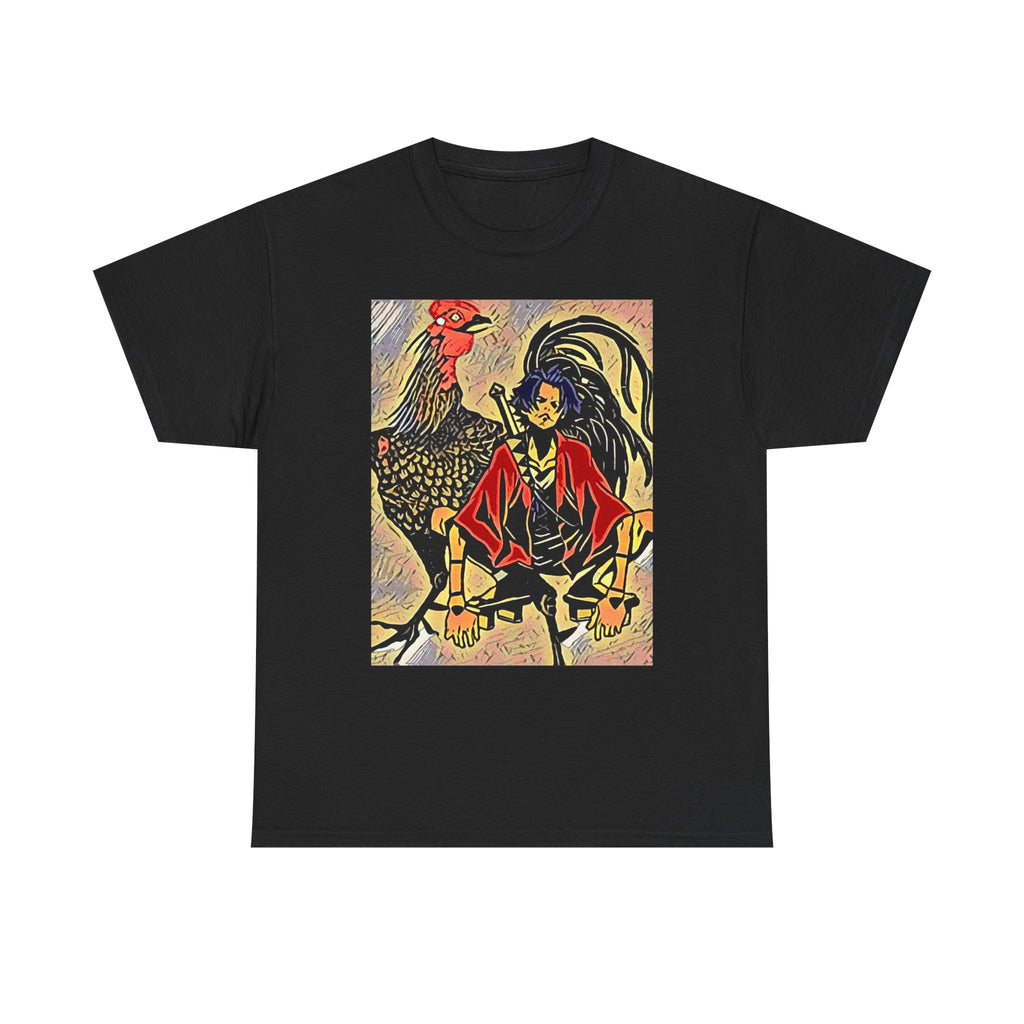 Samurai Champloo Graphic Print Short Sleeve Unisex Heavy Cotton Anime Tee Shirt