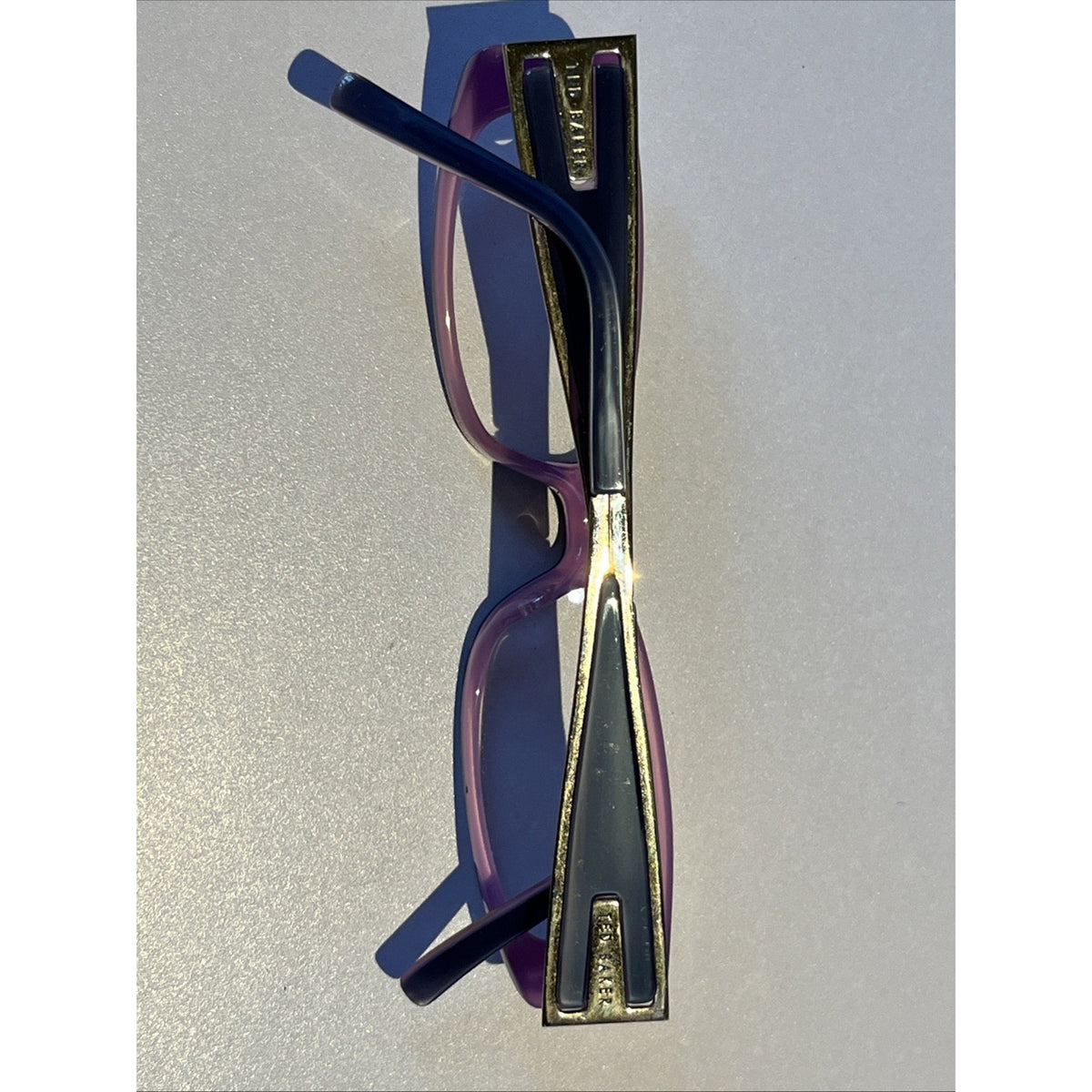Ted Baker B 841 PUR purple Designer Auth Eyeglasses 50-16-135 Frames Only