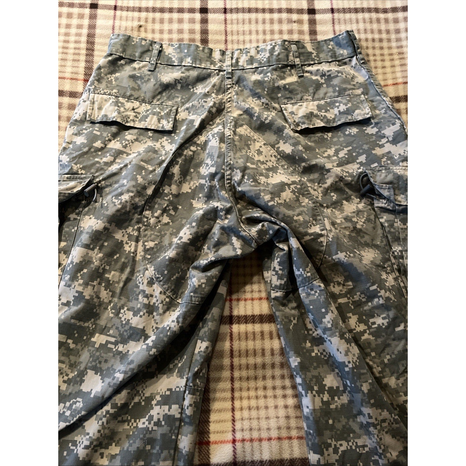US Army Pants Trousers Large X-Long USGI Digital Camo Cotton/Nylon Ripstop 36x31