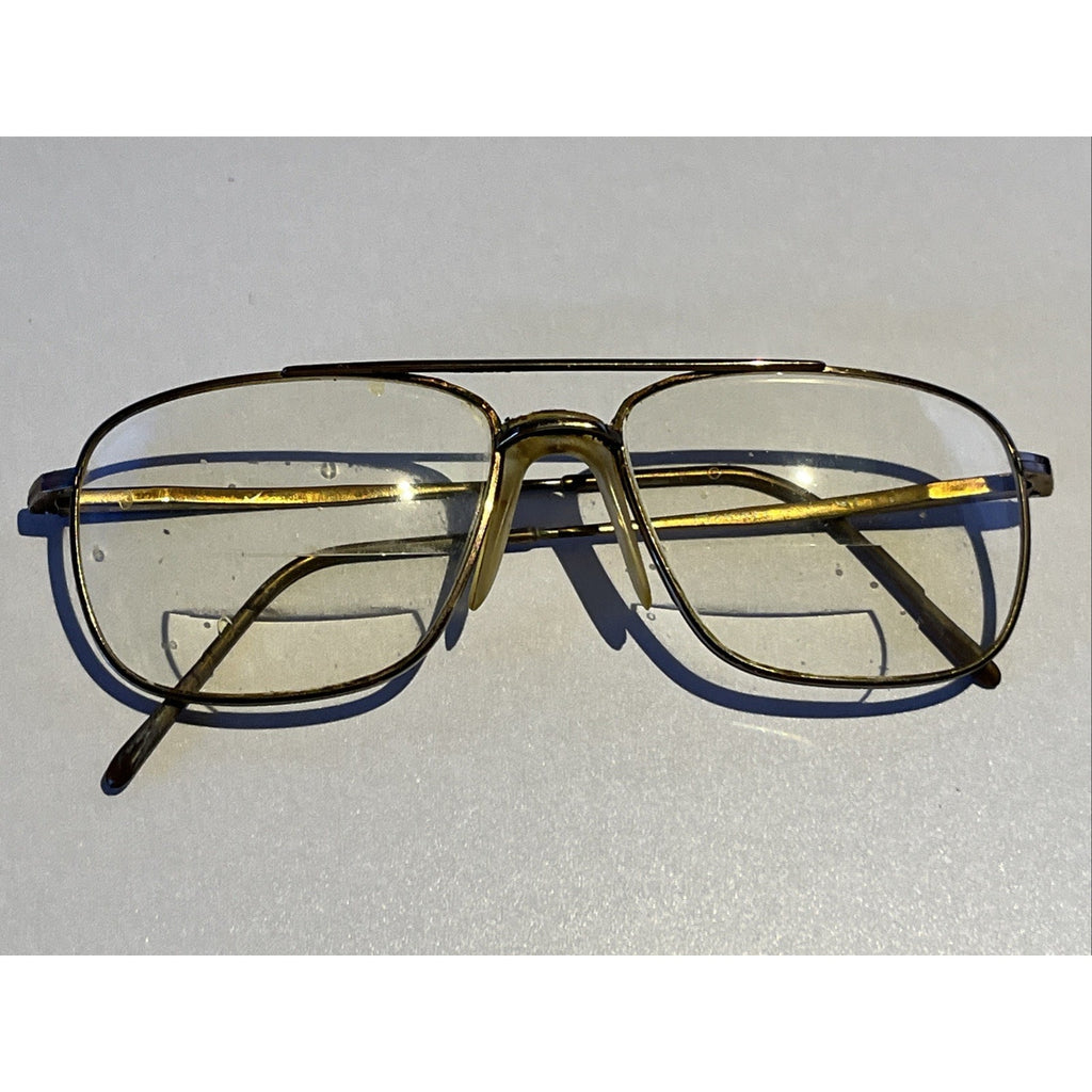 Morel Eyewear Vintage Eyeglasses 56-16-145 France Metal Aviator Frames Only