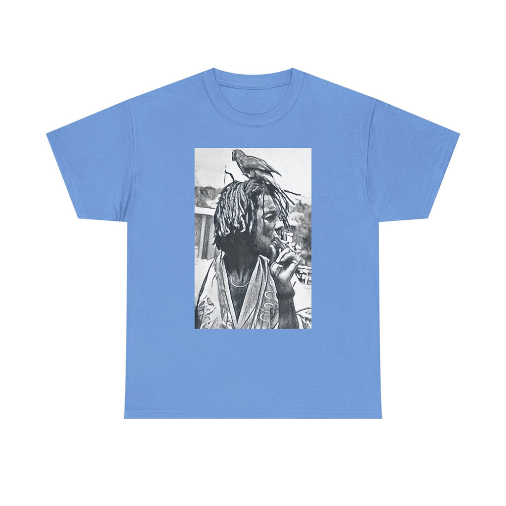Peter Tosh Graphic Print Short Sleeve Crew Unisex Heavy Cotton Reggae Tee Shirt