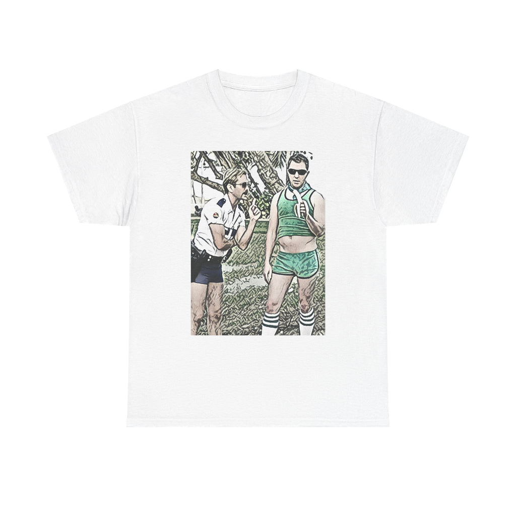 Reno 911 Graphic Print Short Sleeve Crew Neck Unisex Heavy Cotton Art Tee Shirt