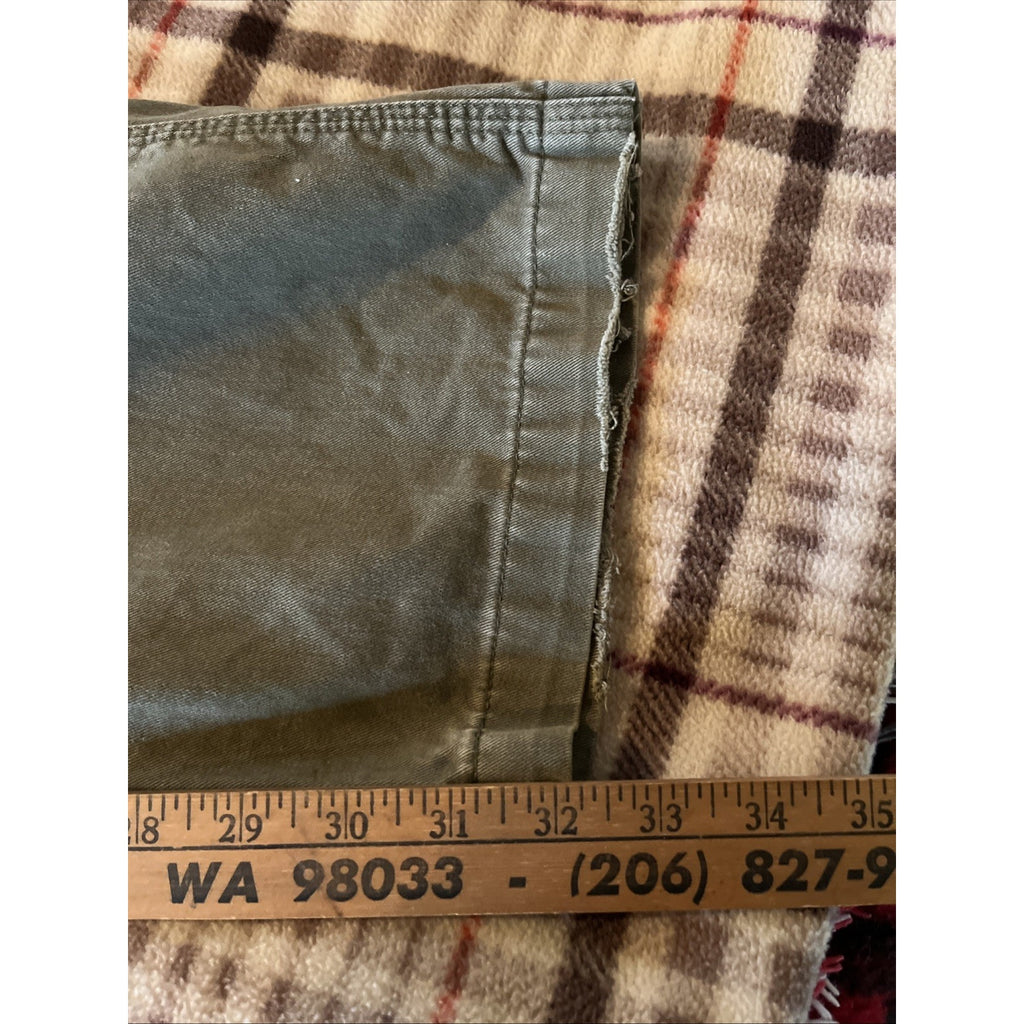 Carhartt Pants Mens 35x32 Fit Gray Canvas Carpenter Relaxed Fit Workwear Travel