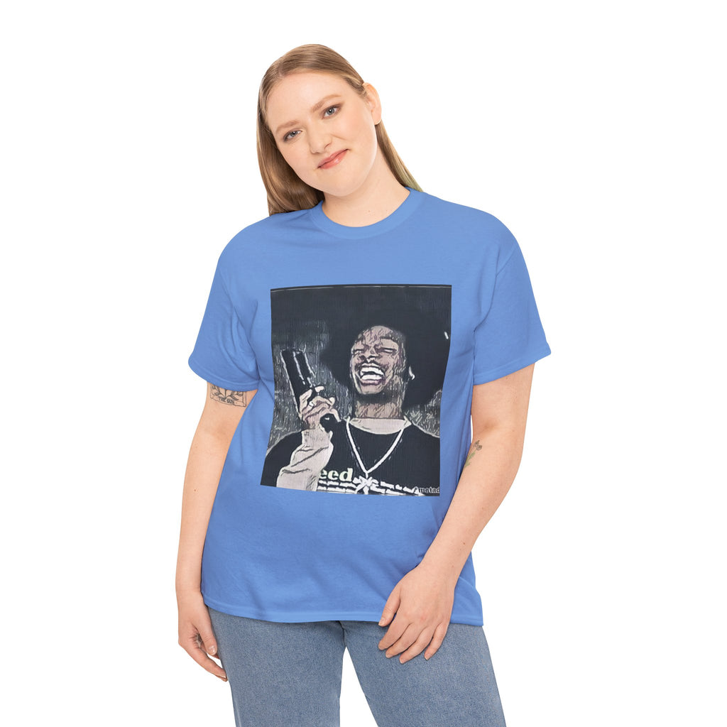 Shorty Scary Movie Graphic Print Short Sleeve Crew Unisex Heavy Cotton Tee Shirt