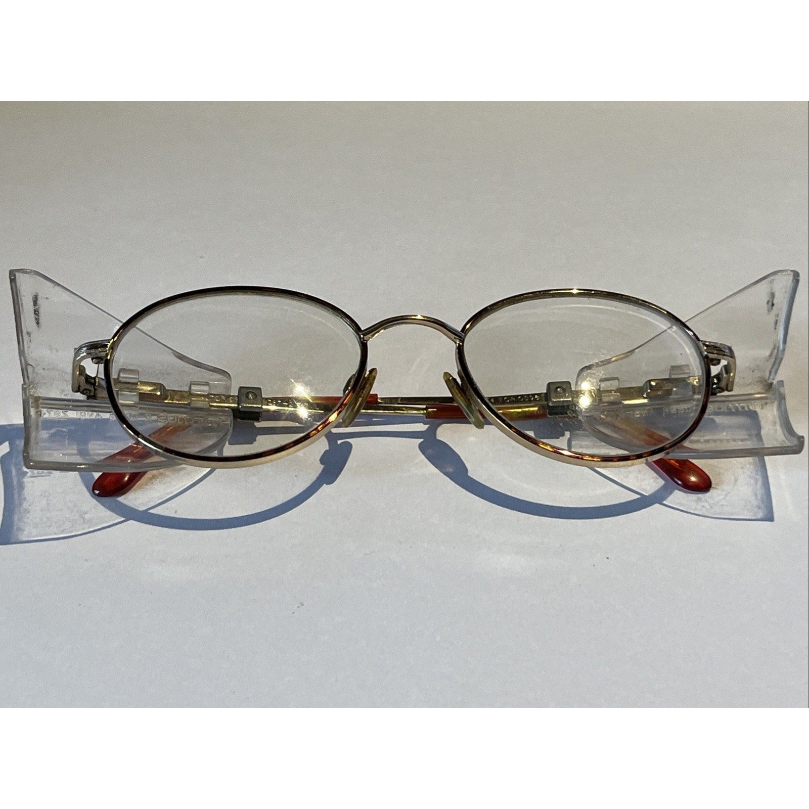 titmus Vintage Eyewear z87 tor cs96 Safety Eyeglasses 52-20 Metal Frames Only