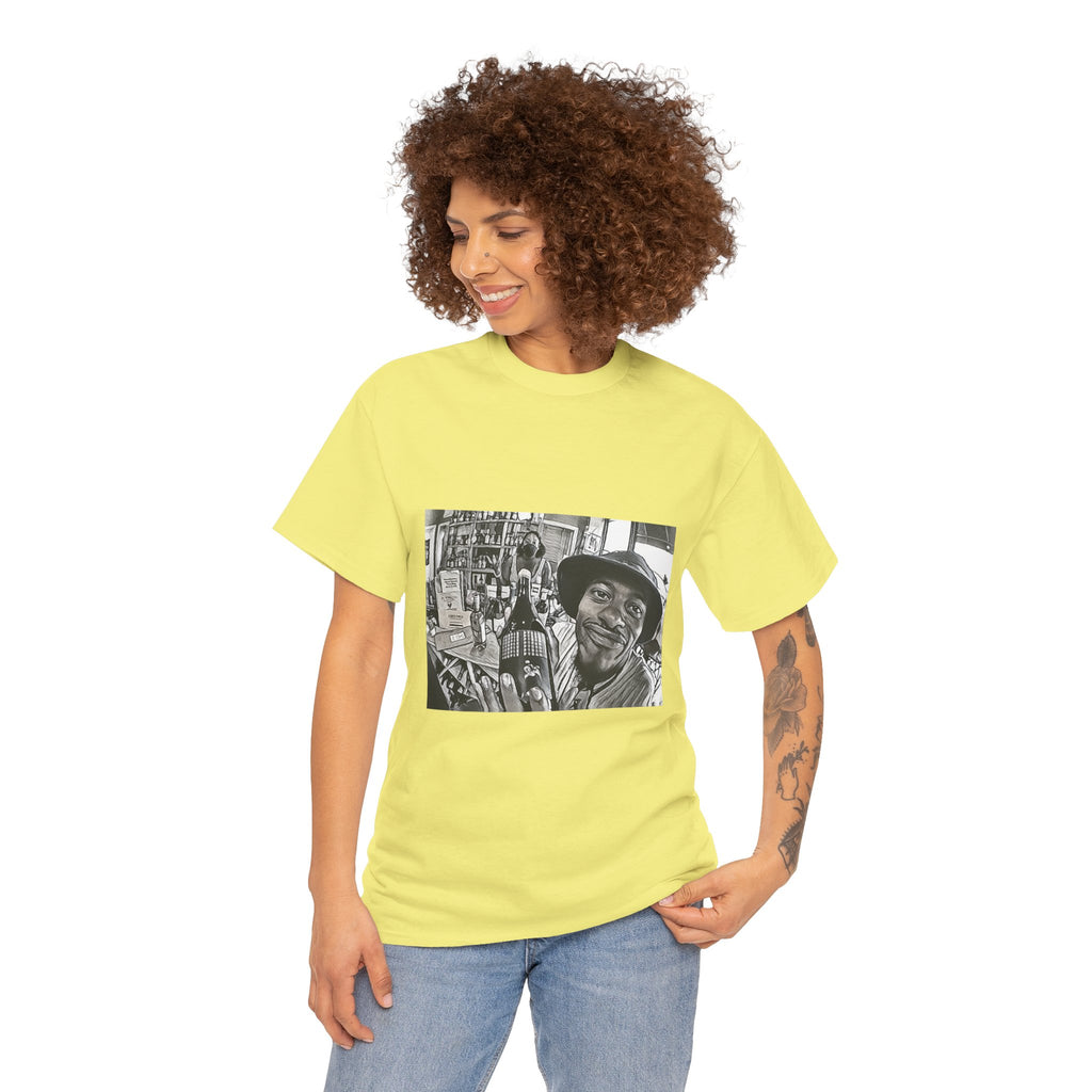 Pink Siifu Graphic Print Short Sleeve Crew Neck Unisex Heavy Cotton Tee Shirt