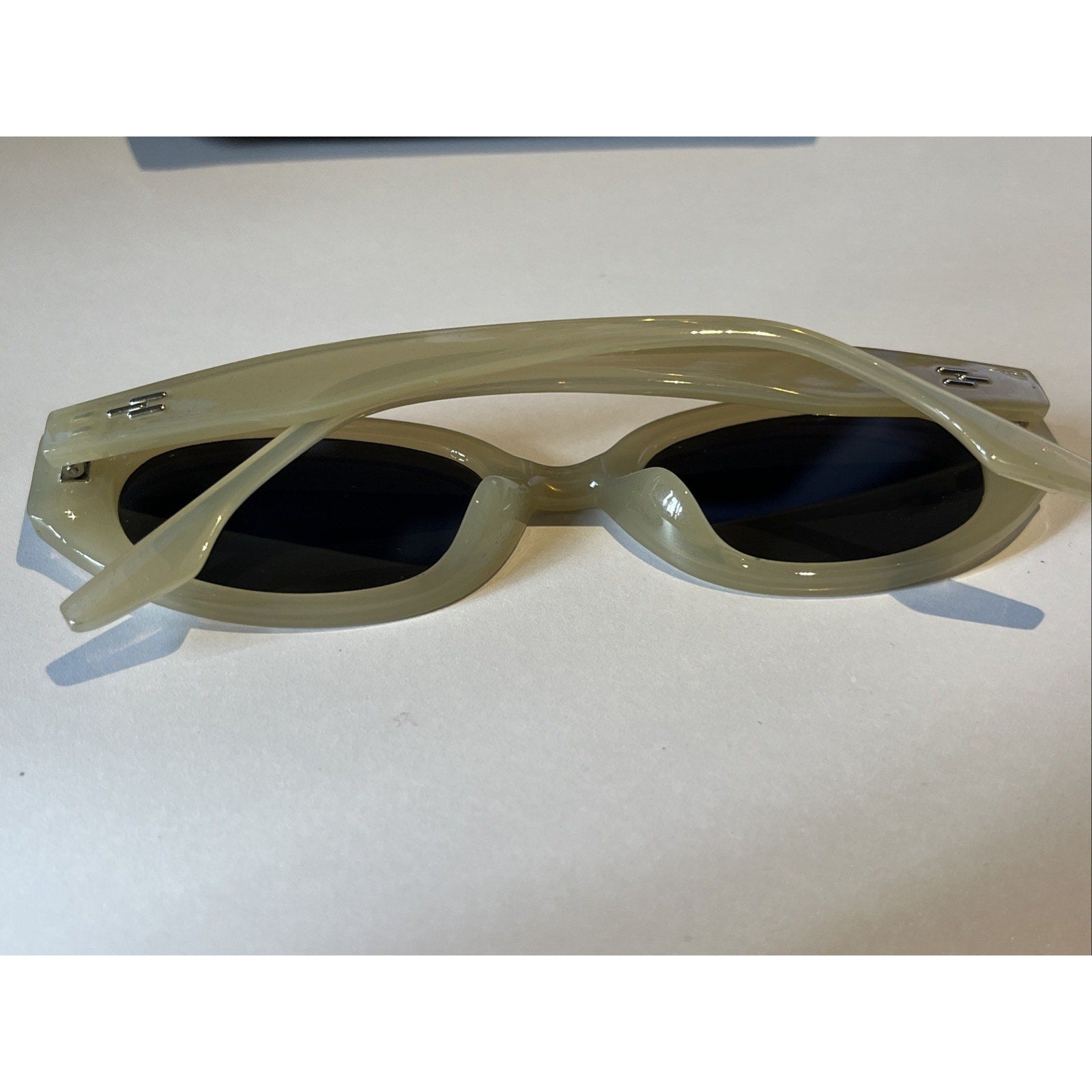 Arvo Sunglasses Gray Muted Khaki Frames Unisex Shades Mens Womens Made In USA