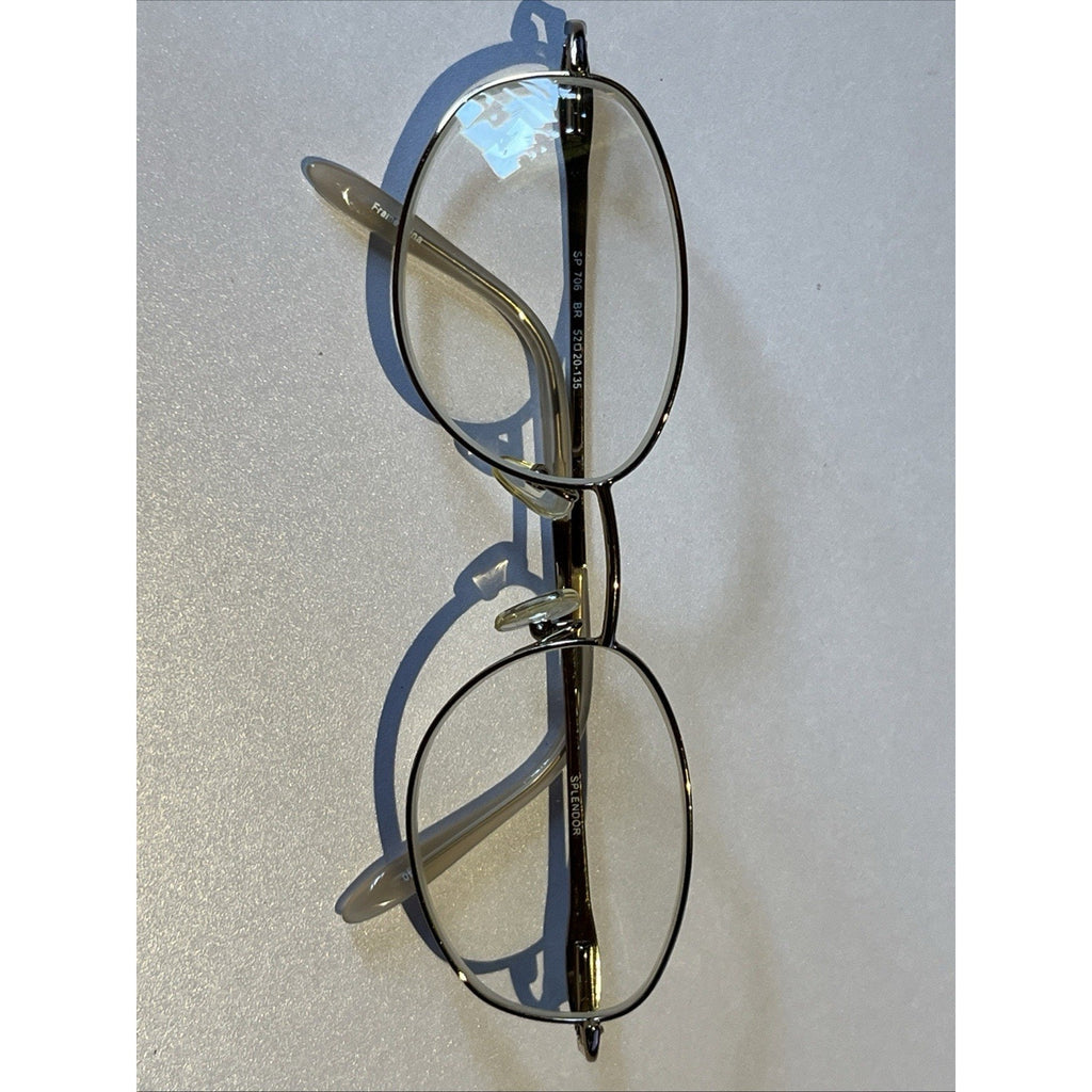 Splendor Eyewear SP 706 BR Eyeglasses 52-20-135 Metal Frames Only