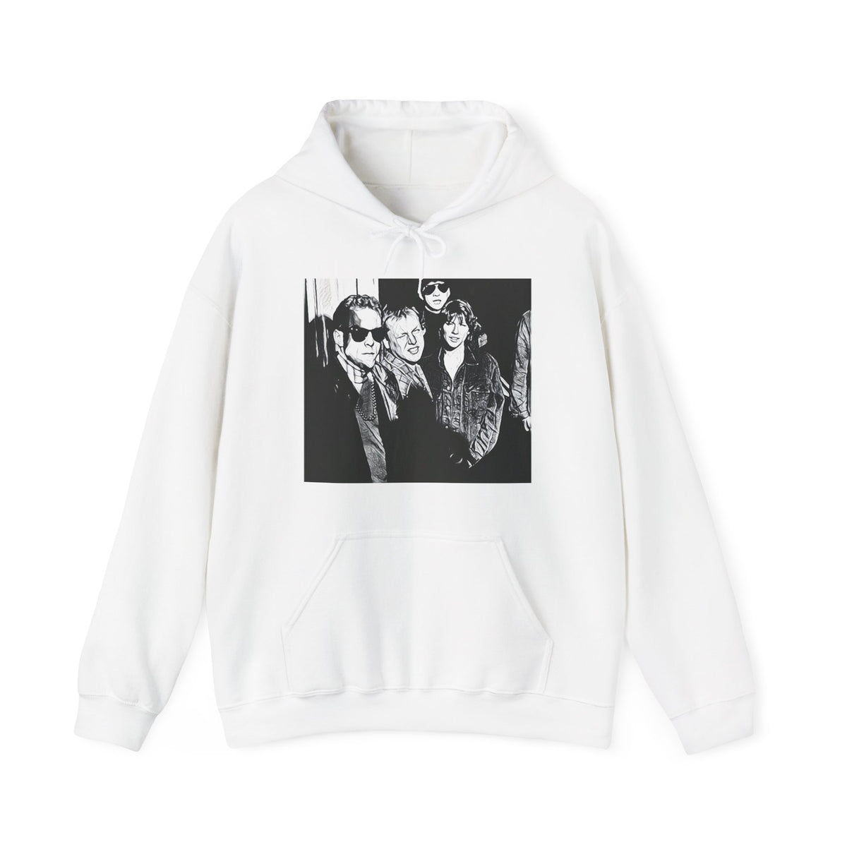 The Pixies Graphic Print Long Sleeve Unisex Heavy Blend™ Hooded Art Sweatshirt