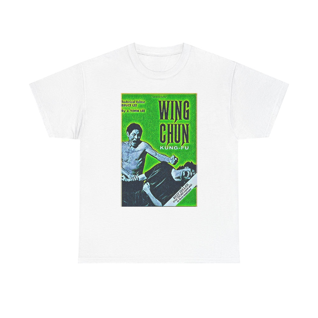 Wing Chun Kung-Fu Graphic Print Short Sleeve Crew Unisex Heavy Cotton Tee Shirt