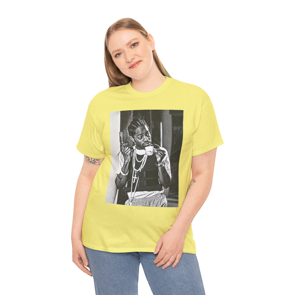 Andre 3000 Graphic Print Short Sleeve Crew Neck Unisex Heavy Cotton Tee Shirt
