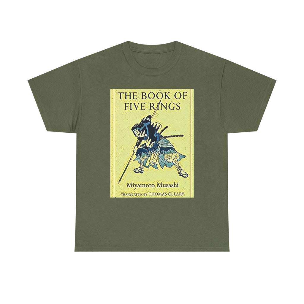 The Book Of Five Rings Graphic Print Short Sleeve Unisex Heavy Cotton Tee Shirt