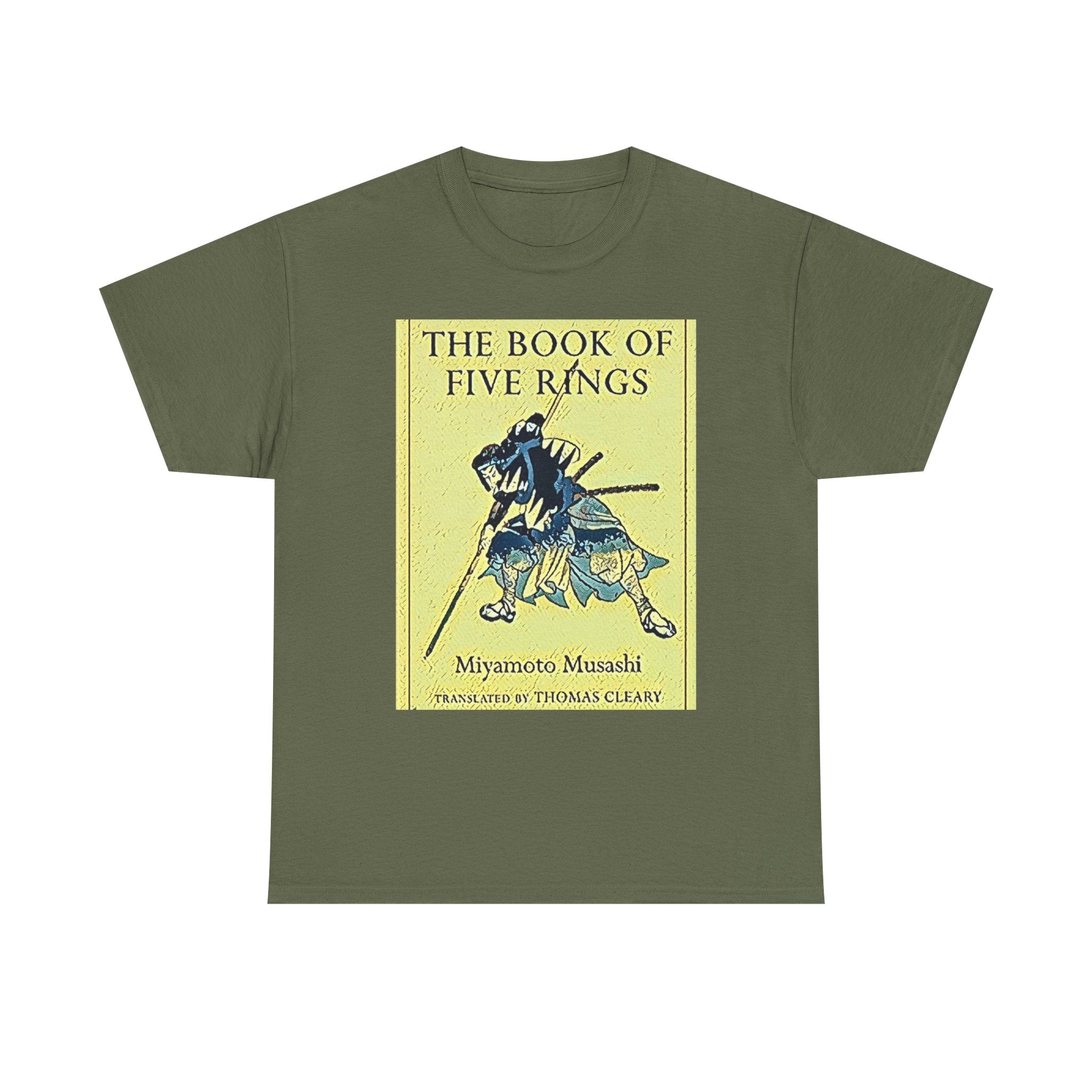 The Book Of Five Rings Graphic Print Short Sleeve Unisex Heavy Cotton Tee Shirt