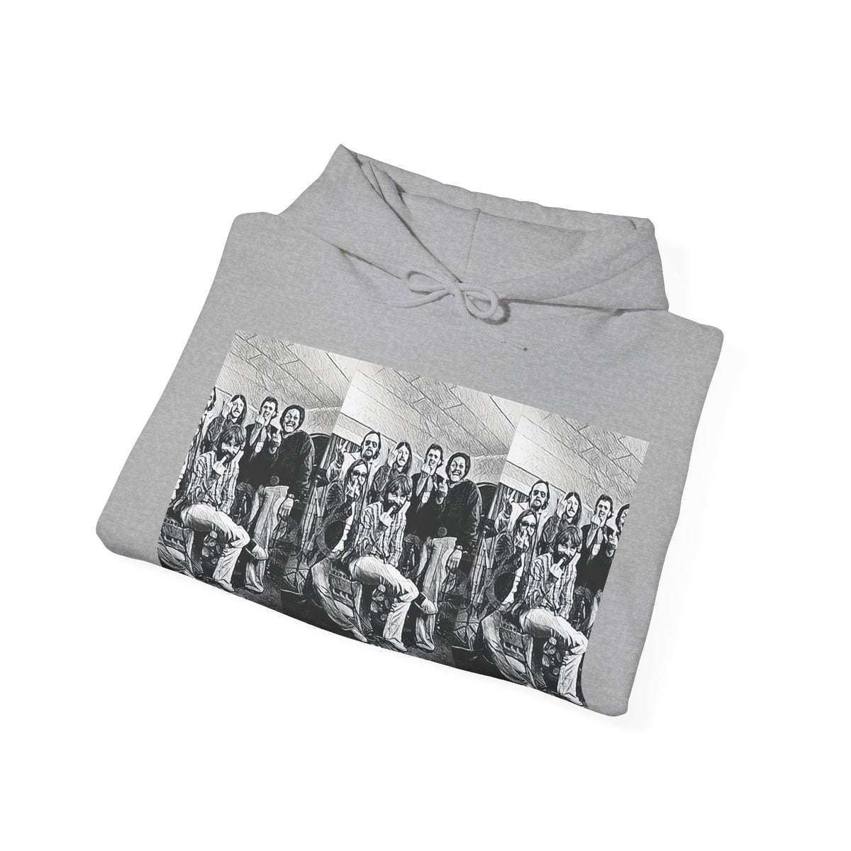Doobie Brothers Graphic Print Long Sleeve Unisex Heavy Blend™ Hooded Sweatshirt