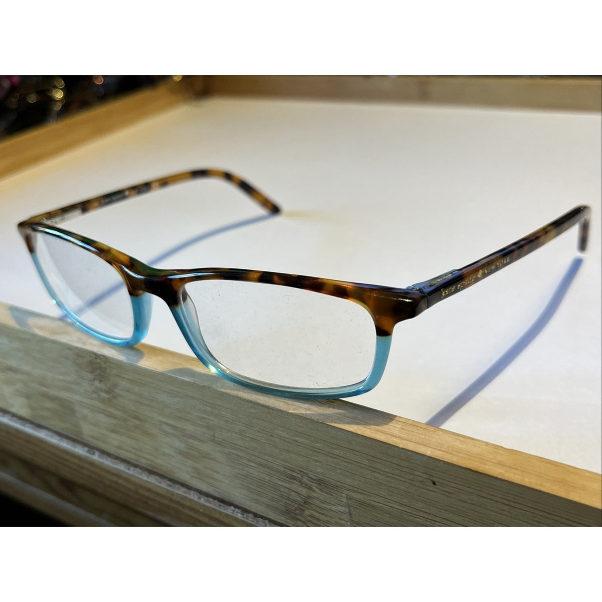 Kate Spade Jodie HT15 Blue Tortoise Brown Eyeglasses 50-16-140 Frames Only