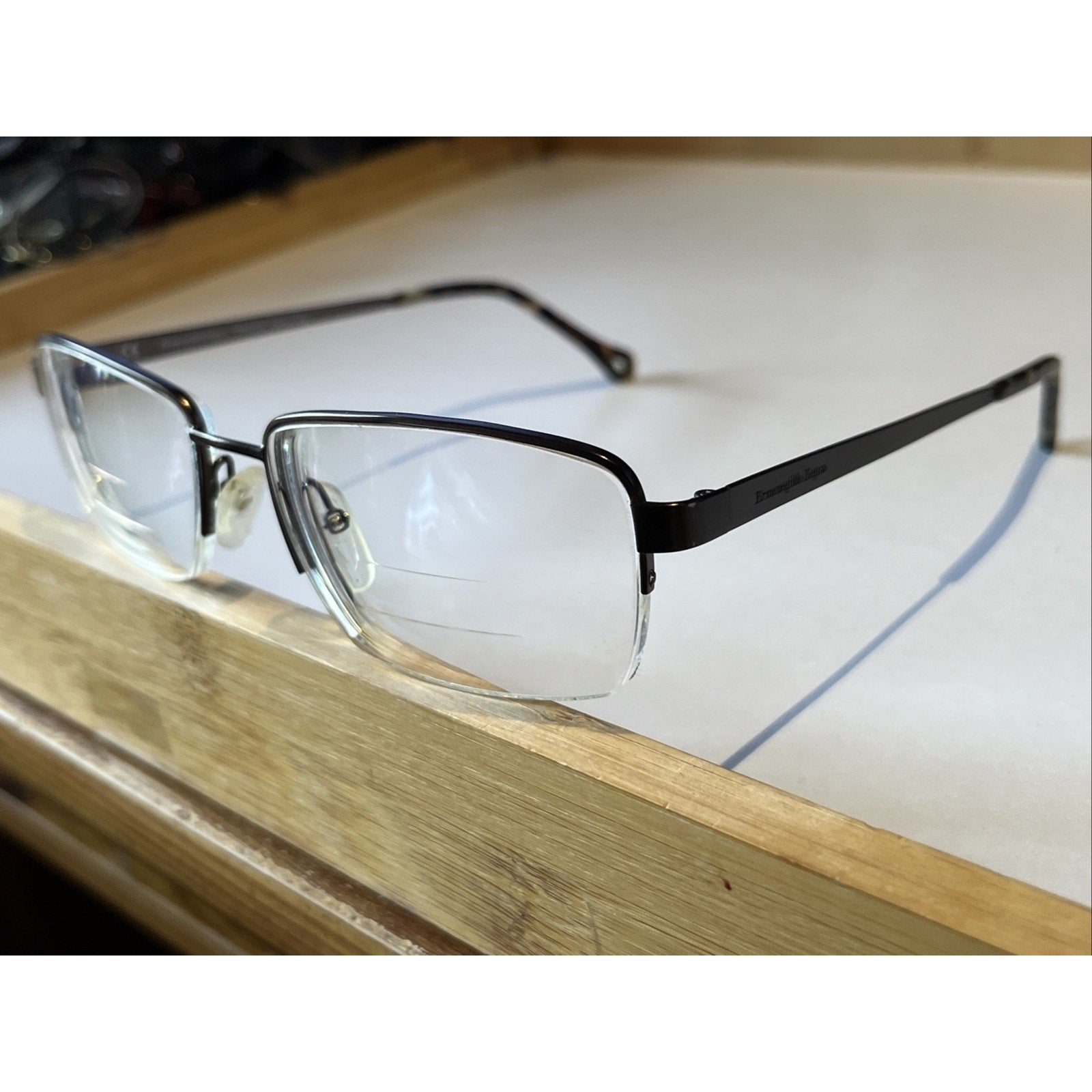 Ermenegildo Zegna Eyewear Eyeglasses VZ 3361 0SLS 55-17-140 Metal Frames Only